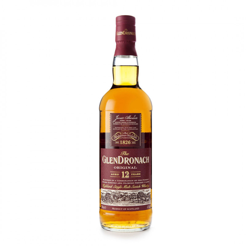 Scotch Whisky Glendronach Original 12 Years Single Malt 43%