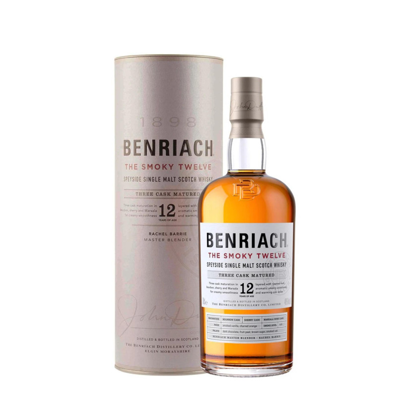 Benriach Single Malt Scotch Whisky The Smoky Twelve 12YO 46° 0,7L