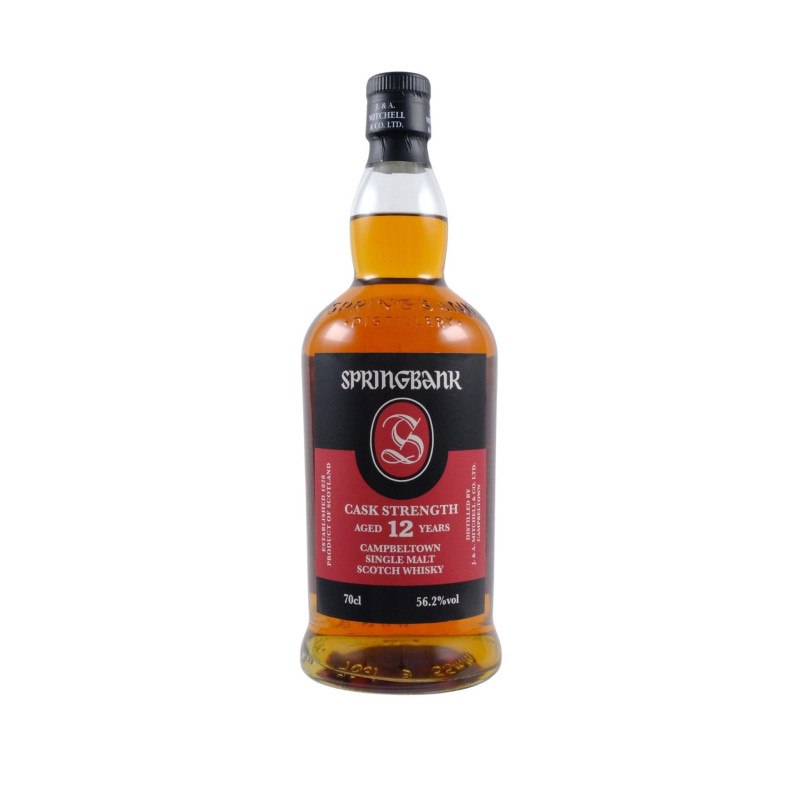 SPRINGBANK SCOTCH WHISKY SINGLE MALT CASK STRENGTH 12YO 56,2° 0,7L