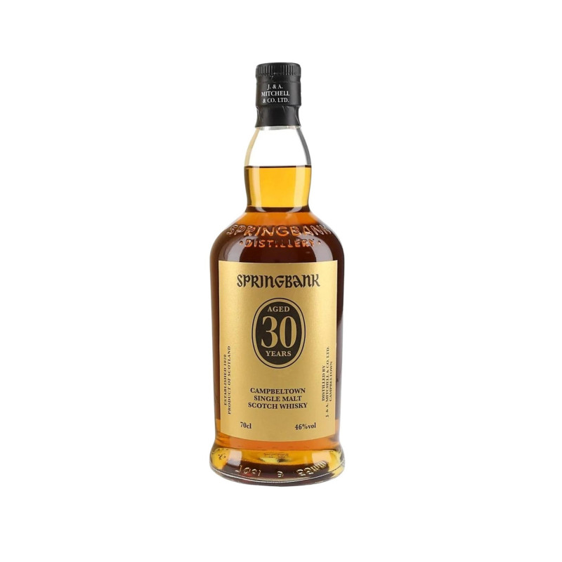 SPRINGBANK SCOTCH WHISKY SINGLE MALT 30Y LIMITED EDITION 46° 0,7L