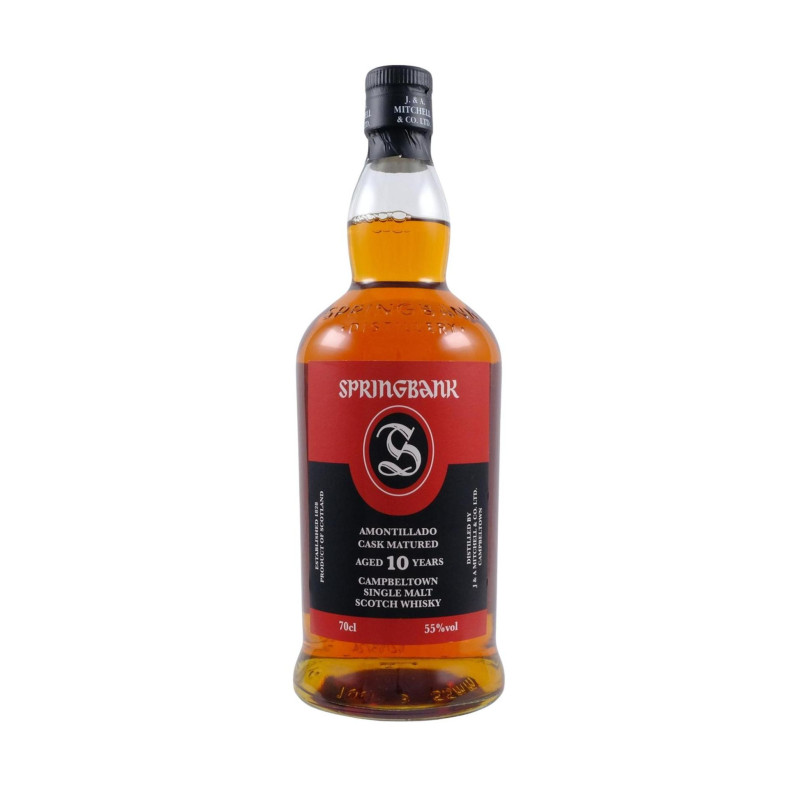 SPRINGBANK SCOTCH WHISKY SINGLE MALT 10Y AMONTILLADO CASK 55° 0,70L