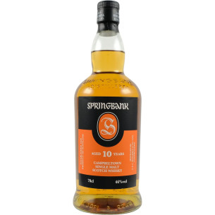 SPRINGBANK SCOTCH WHISKY SINGLE MALT 10Y 46&deg; 0,7L