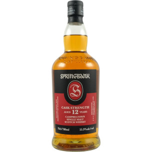 SPRINGBANK SCOTCH WHISKY SINGLE MALT CASK STRENGTH BATCH #28 12YO 55,5&deg; 0,7L