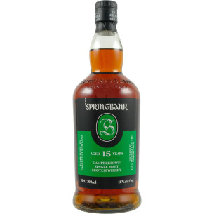 SPRINGBANK SCOTCH WHISKY SINGLE MALT 15Y 46&deg; 0,7L