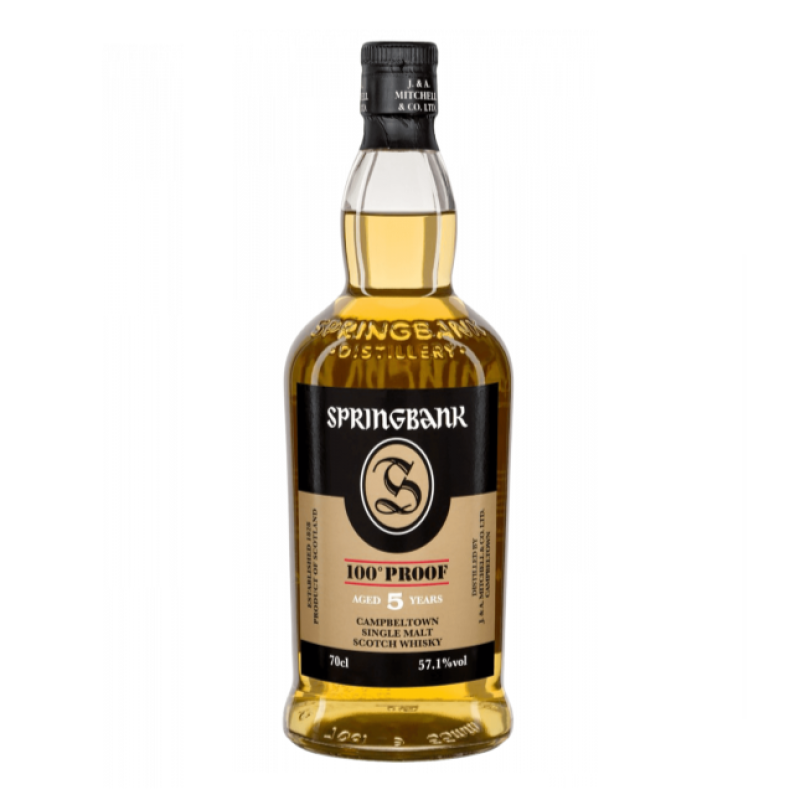 SPRINGBANK SCOTCH WHISKY SINGLE MALT 100 PROOF 5Y 57,1&deg; 0,7L